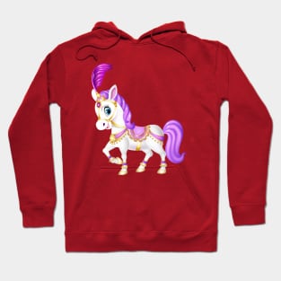 Pink Carousel Horse Hoodie